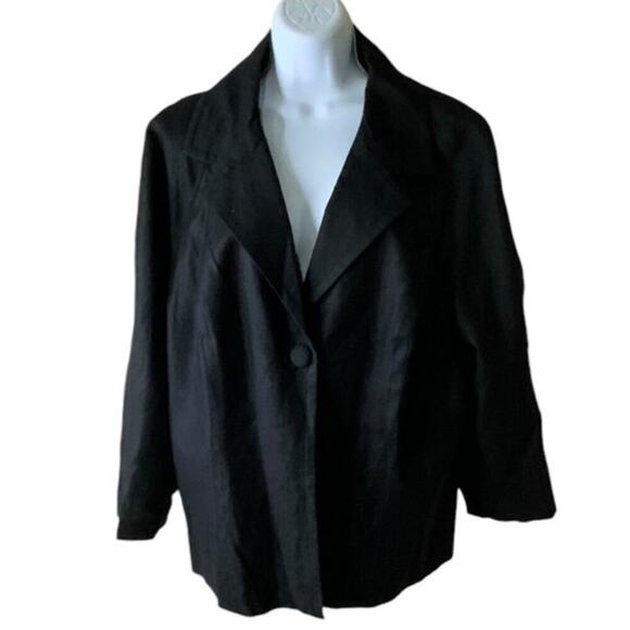 Chadwicks Vintage Blazer Womens 20W Notched Lapel Single Button Casual Formal - Picture 3 of 5